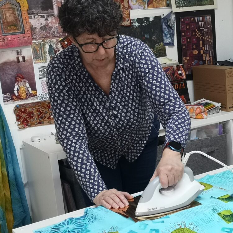Angie in her studio.