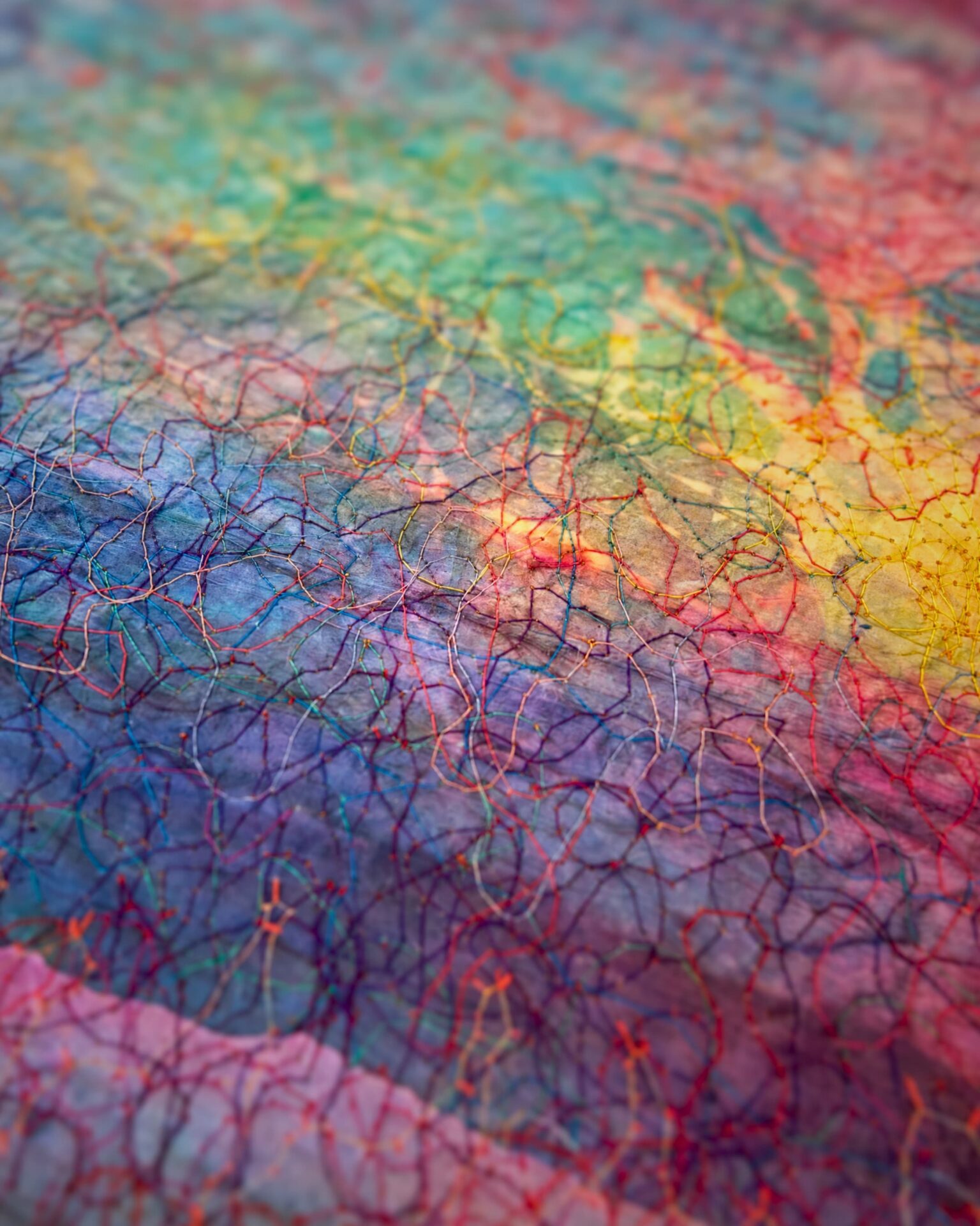 Colourful abstract textured surface design