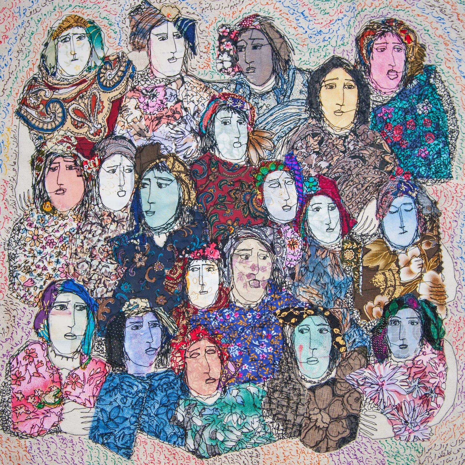 Diverse women in vibrant, artistic styles.