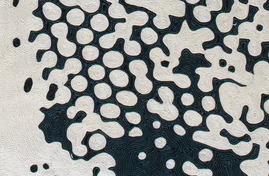 Barbara Broekman. My Family - Else's Eyes (2013). Hand embroidered. Detail 2. Photo Gert Jan van Rooij