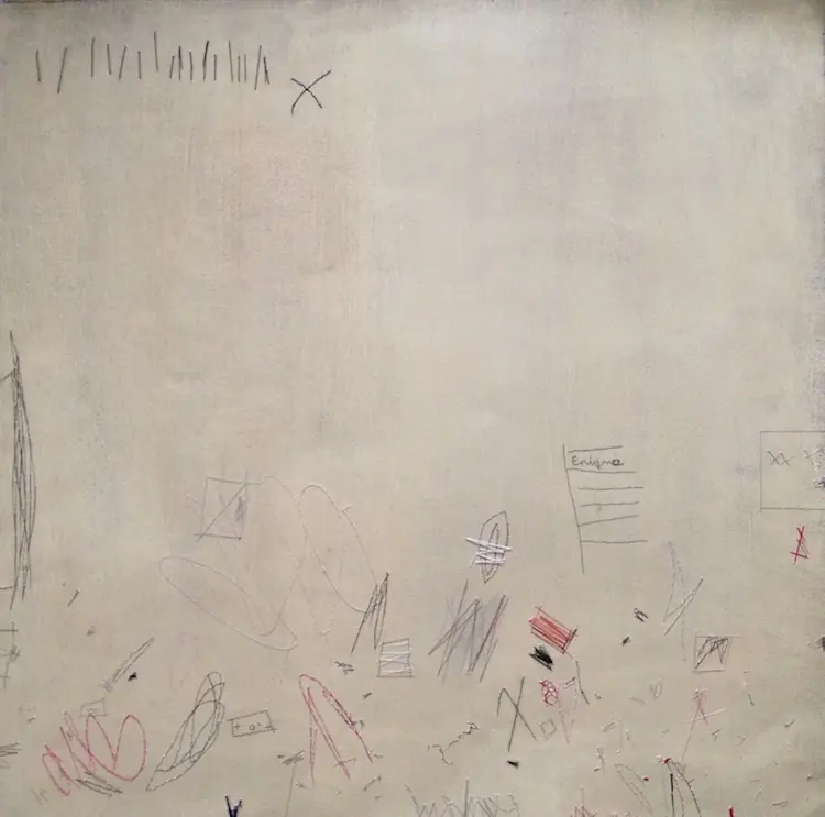 Hilary Ellis, Sketchbook, 2015, thread on paper, 61.5cm x 61cms