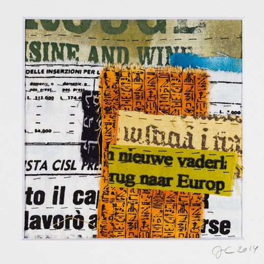 Textile art by Jette Clover