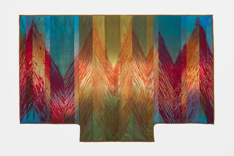 Judith Content, Spires, 2017, 41" x 63"