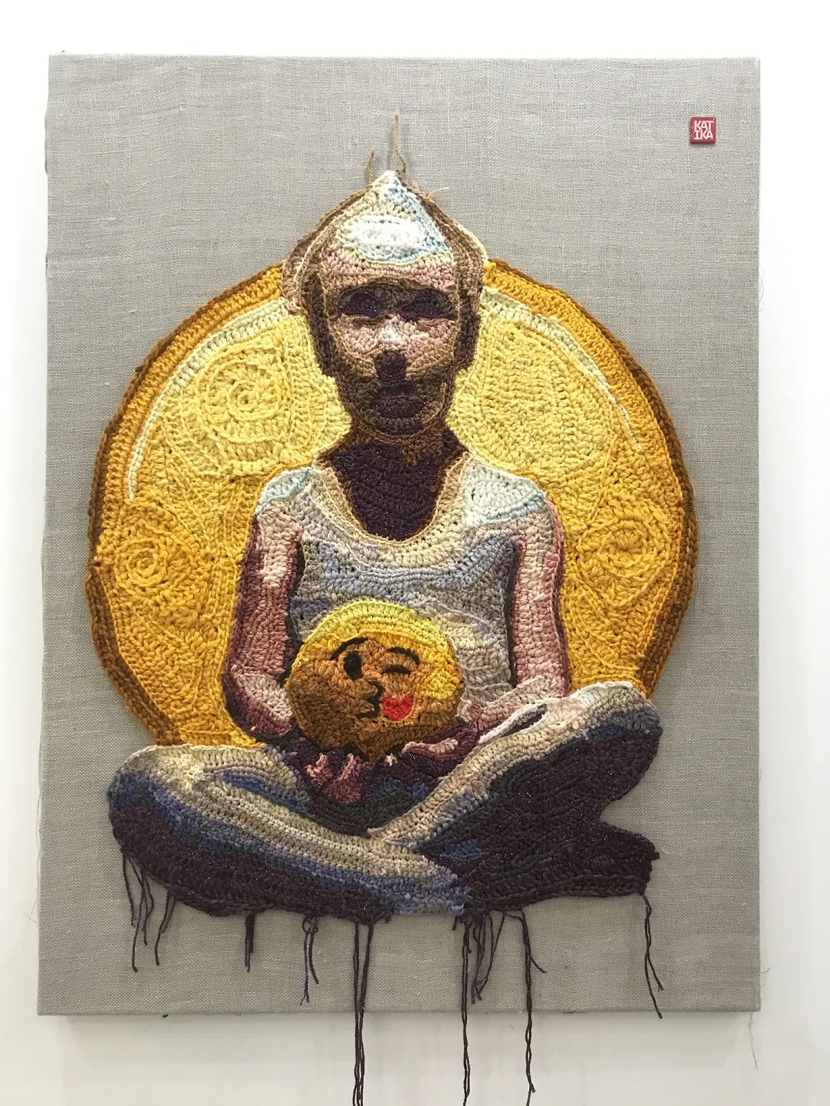 Katika: Emoji of Sofi, 2020, 90 x 70cm, wool 
