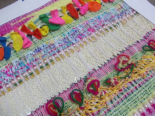 Textile art by Mawra Tahreem