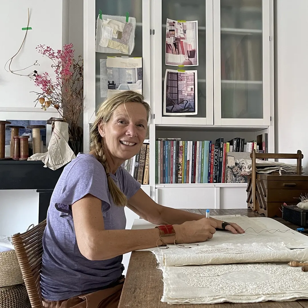 Michelle in her studio.