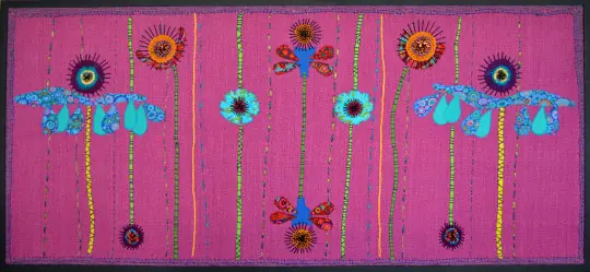 Textile art by Melina Silberberg